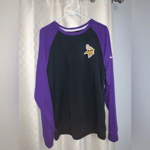 Nike Minnesota Vikings Crew Neck/Long Sleeve